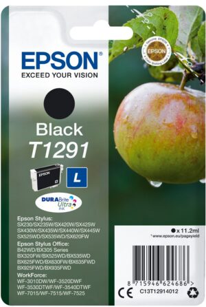 Epson Singlepack T1291 DURABrite Ultra Tintenpatrone schwarz