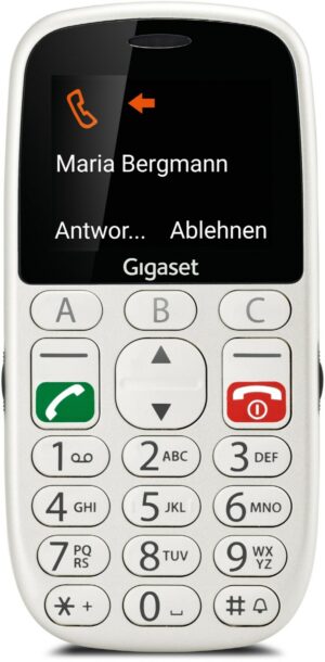 Gigaset GL390 Seniorenhandy pearl-white