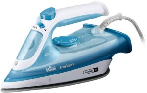 Braun FI 3144 BL FreeStyle 3 Dampfbügeleisen weiß/blau