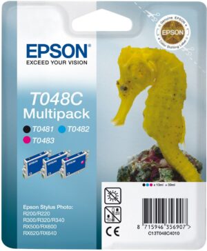 Epson T 048C Tinte Multipack 3-farbig