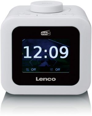 Lenco CR-620 Uhrenradio weiß