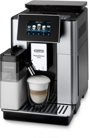 Delonghi PrimaDonna Soul ECAM 610.55.SB Kaffee-Vollautomat silber/schwarz