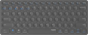 Rapoo E9600M (DE) Bluetooth Tastatur dunkelgrau