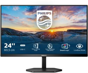 Philips 24E1N3300A/00 61 cm (24") TFT-Monitor mit LED-Technik schwarz / F