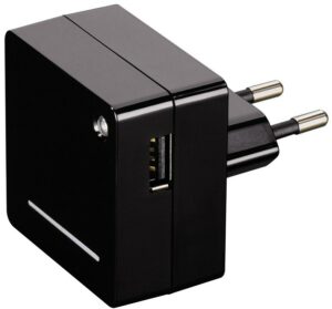 Hama 230V Ladegerät Opal USB schwarz