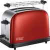 Russell Hobbs Colours Plus+ Kompakt-Toaster flame red