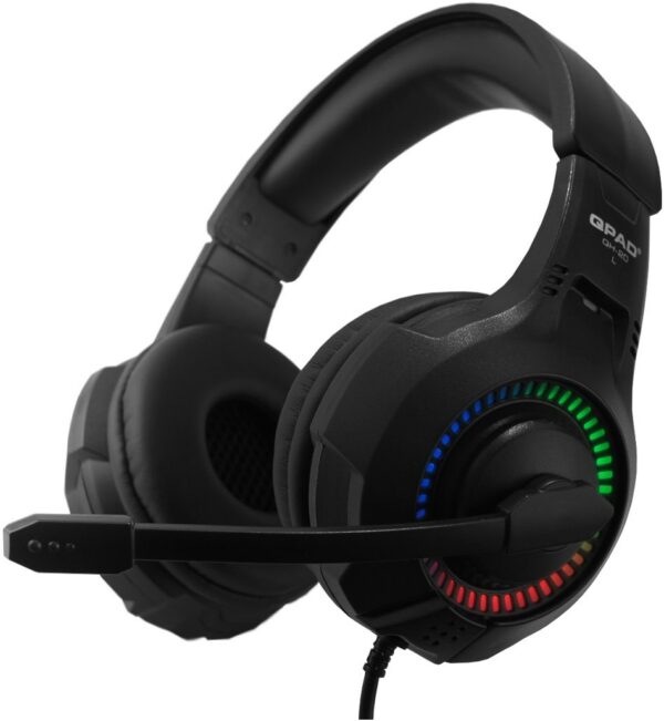 QPAD QH-20 Gaming Headset schwarz