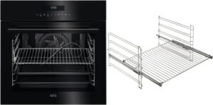 AEG BPCH741BAB Einbaubackofen bestehend aus BPE742220B + TR1LV schwarz / A+