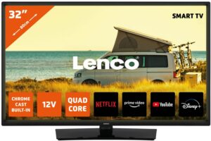 Lenco LED-3263BK 80 cm (32") Mobiler LCD-TV mit LED-Technik schwarz / F