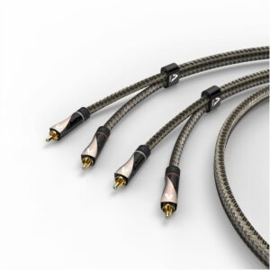 AVinity Audio-Kabel (1m) 2 Cinch-Stecker>2 Cinch-Stecker braun