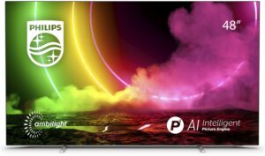 Philips 48OLED806/12 121cm (48") OLED-TV mattgrau / G