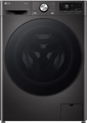 LG F4WR709YB Stand-Waschmaschine-Frontlader platinum black / A