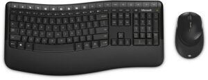 Microsoft Wireless Comfort Desktop 5050 Kabelloses Tastatur-Set schwarz