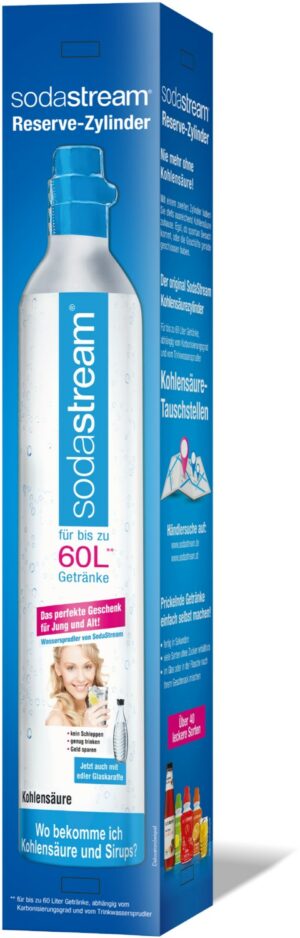 Sodastream Mietzylinder 60 l Wasser Zu-/Aufbereiter-Zubehör