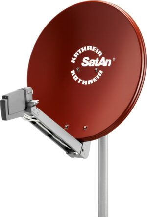 Kathrein CAS 80 Satelliten-Reflektor rot/braun