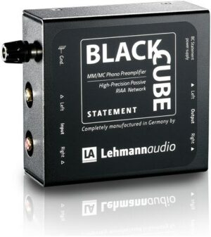 Lehmannaudio Black Cube Statement Phono-Vorverstärker schwarz