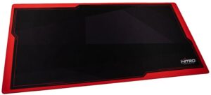 Nitro Concepts Deskmat DM16 Gaming-Schreibtischunterlage schwarz/inferno red
