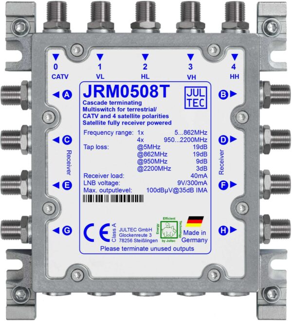 Jultec JRM0508T 5/8 Multischalter