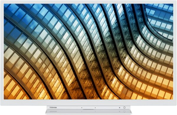 Toshiba 24WK3C64DA 60 cm (24") LCD-TV mit LED-Technik weiß / F