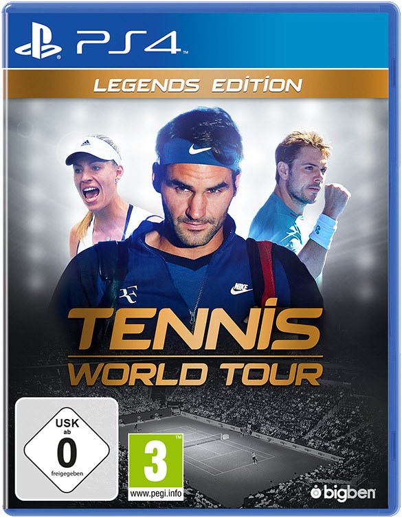 Bigben PS4 Tennis World Tour Legends Edition