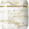 iDeal of Sweden Print Case Kopfhörer Zubehör für AirPods golden pearl marble