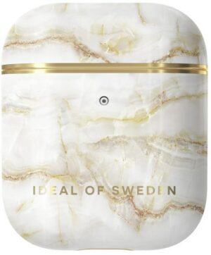 iDeal of Sweden Print Case Kopfhörer Zubehör für AirPods golden pearl marble