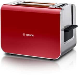 Bosch TAT8614P Kompakt-Toaster rot