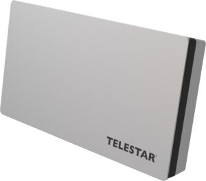 Telestar DIGIFLAT 2 Flach-Satelliten-Antenne + Universal LNC hellgrau