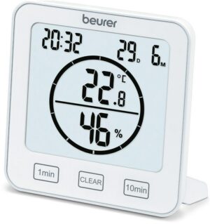 Beurer HM 22 Thermo/Hygrometer Raumlüfter-Zubehör weiß