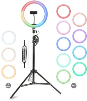 4smarts LoomiPod Selfie Tripod RGB schwarz