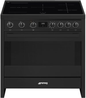 Smeg B95IMAN9 Stand-Elektroherd mit Induktionsfeld anthrazit / A