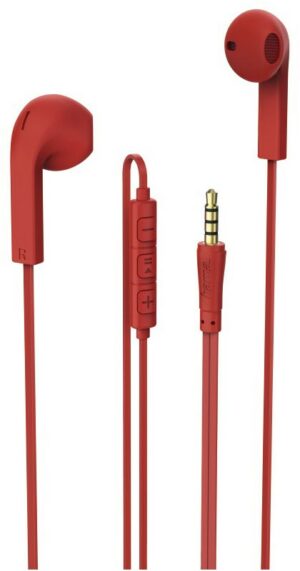 Hama Advance In-Ear-Kopfhörer mit Kabel rot