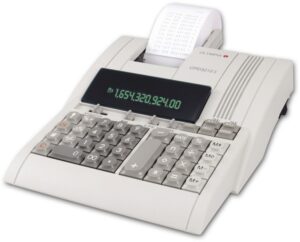 Olympia CPD 3212S Tischrechner mit Drucker weiß