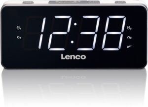 Lenco CR-18 Uhrenradio weiß
