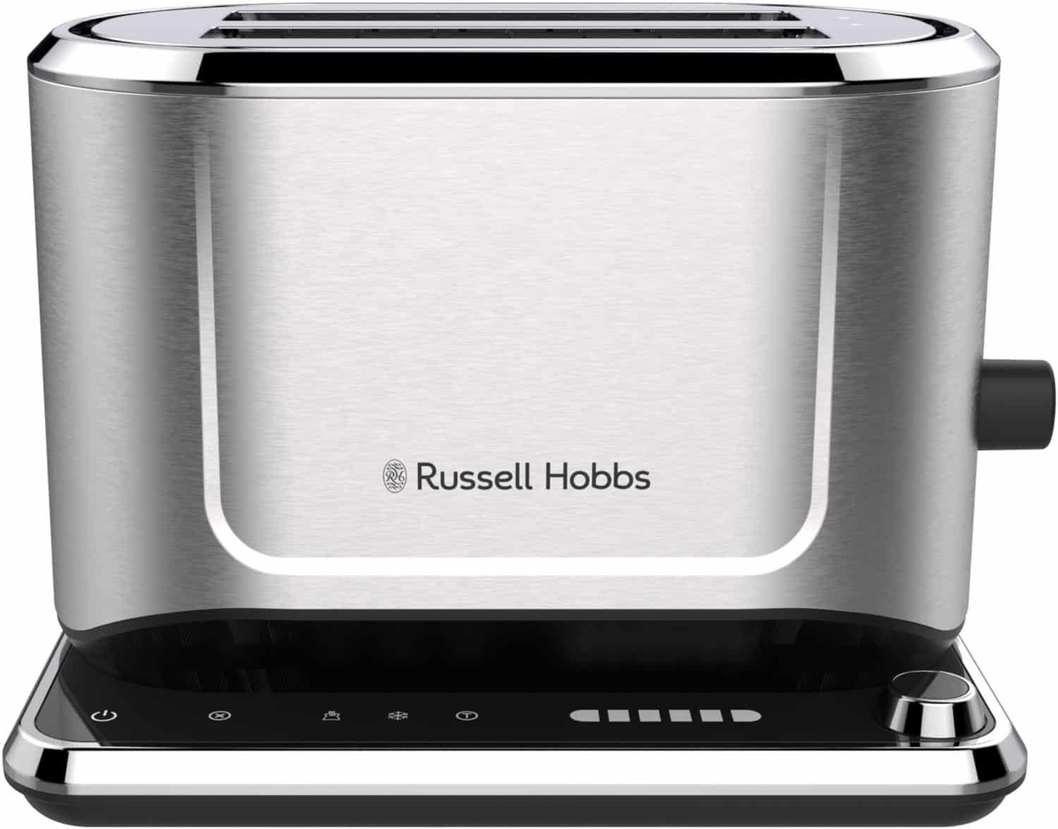 Russell Hobbs Attentiv Toaster Kompakt-Toaster edelstahl/schwarz