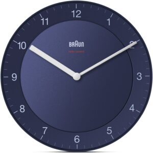 Braun BC06BL-DCF Wanduhr blau