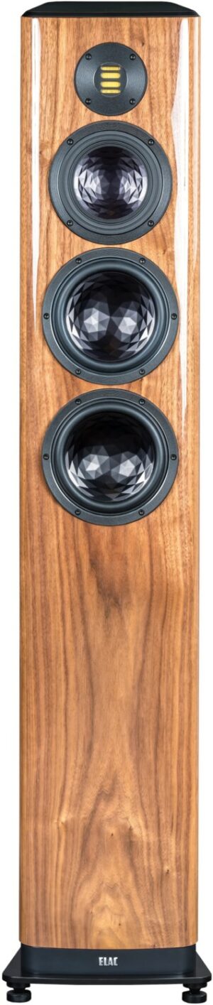 Elac Vela FS 409 /Stück Stand-Lautsprecher nussbaum hochglanz