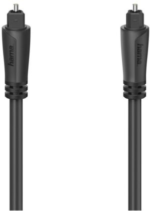 Hama Audio-Lichtleiter-Kabel (3m) ODT-Stecker (Toslink) schwarz