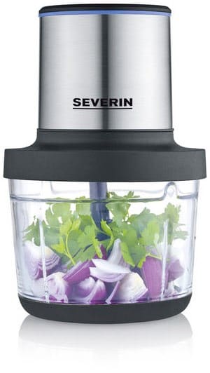 Severin KM 3866 Zerkleinerer edelstahl-gebürstet/schwarz-matt