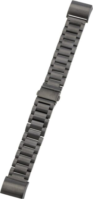 Peter Jäckel Armband Edelstahl Chain für Fitbit Charge 2 schwarz