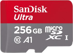 Sandisk microSDXC Ultra A1 (256GB) Speicherkarte
