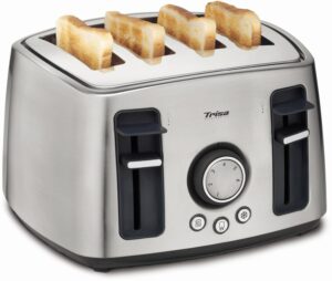 Trisa Family Toast 4-Schlitz Toaster edelstahl