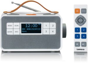 Lenco PDR-065 Kofferradio mit DAB/DAB+ weiß