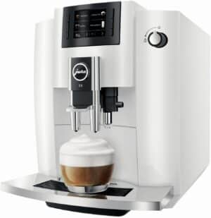 Jura E6 Kaffee-Vollautomat Piano White (EB)