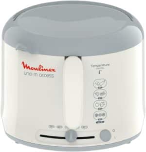 Moulinex AF1211 Uno M Access Fritteuse weiß/grau