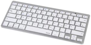 Hama KEY4ALL X510 Bluetooth Tastatur silber/weiß