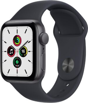 Apple Watch SE (40mm) GPS mit Sportarmband spacegrau/mitternacht