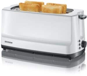 Severin AT 2234 Langschlitz-Toaster weiß/grau