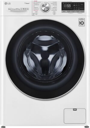 LG F2V7SLIM8E Stand-Waschmaschine-Frontlader weiß / A