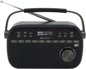 Soundmaster DAB280SW Kofferradio mit DAB/DAB+ schwarz